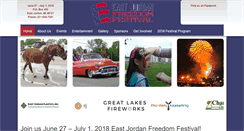 Desktop Screenshot of eastjordanfreedomfestival.org